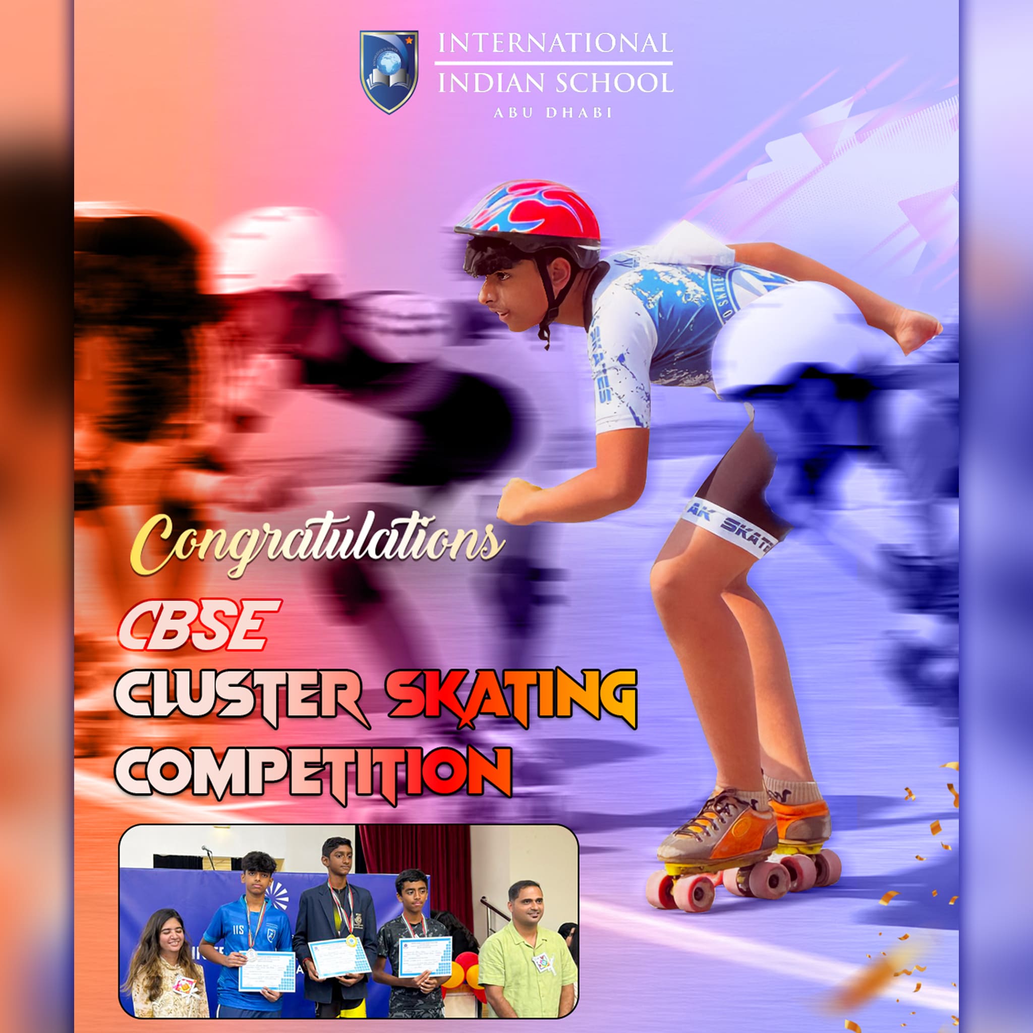 CBSE Cluster Skating Competitions